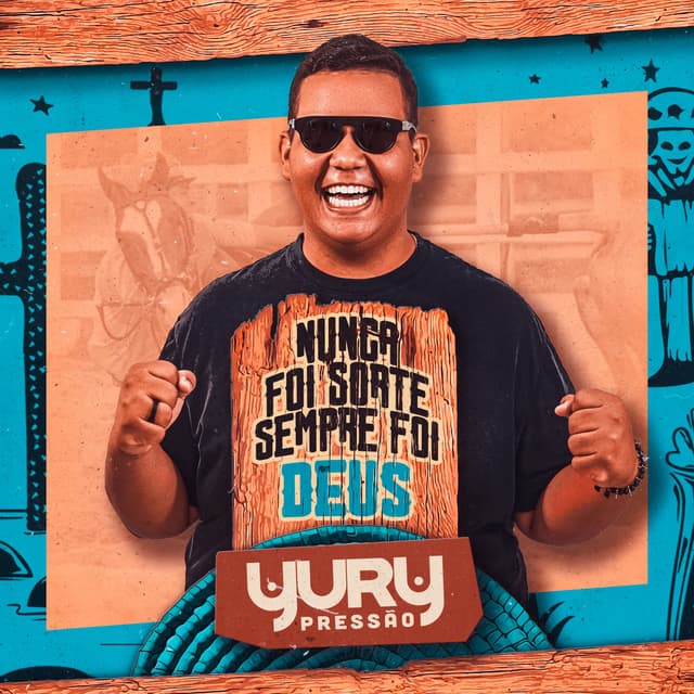 Album cover art for Nunca Foi Sorte, Sempre Foi Deus