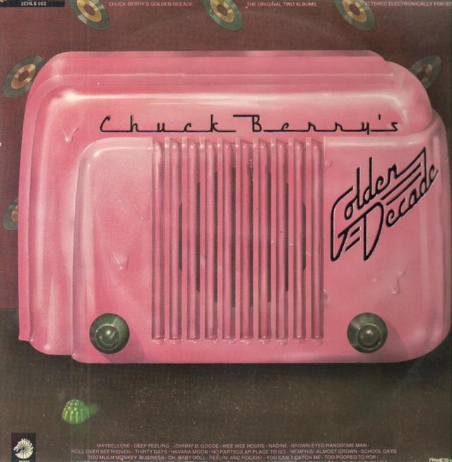 Album cover art for Chuck Berry's Golden Decade