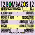 Album cover art for 12 Bombazos 12 Mexicanos