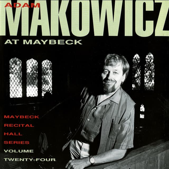 Album cover art for The Maybeck Recital Series, Vol. 24