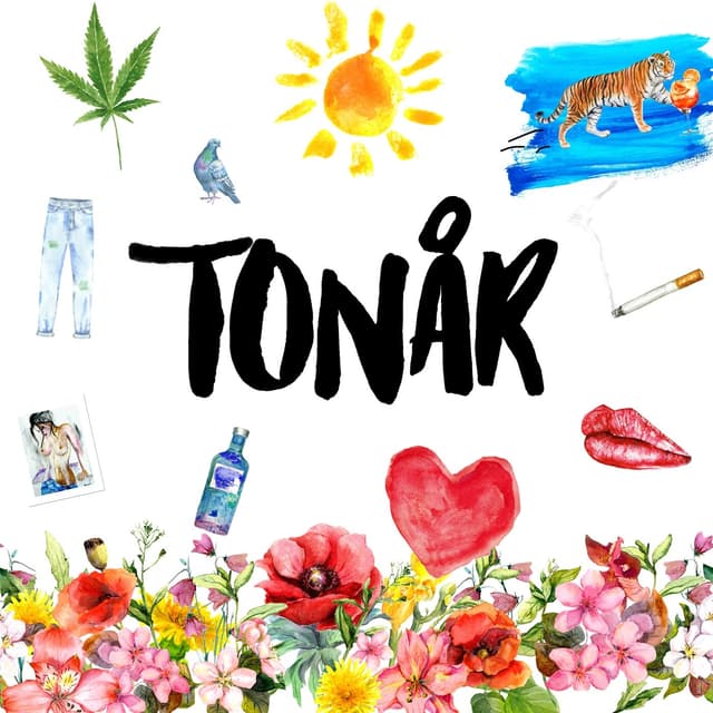 Album cover art for TONÅR