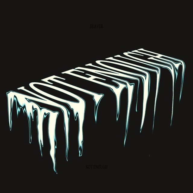 Album cover art for Not enough