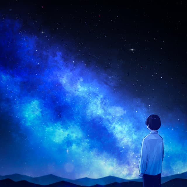 Album cover art for 夜空に溶ける