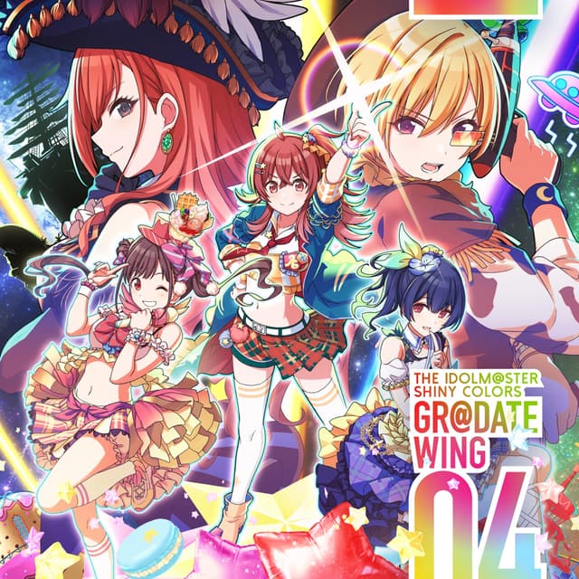 Album cover art for THE IDOLM@STER SHINY COLORS GR@DATE WING 04