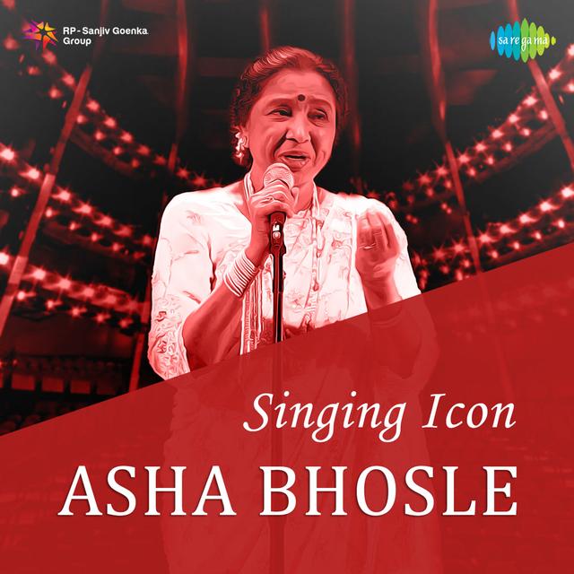 Album cover art for Singing Icon - Asha Bhosle