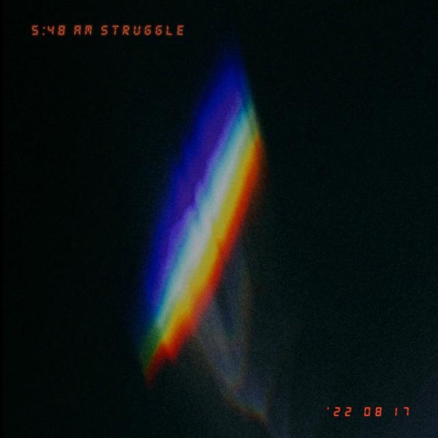Album cover art for 5:48AM STRUGGLE