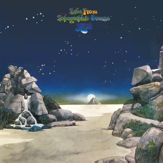 Album cover art for Tales from Topographic Oceans