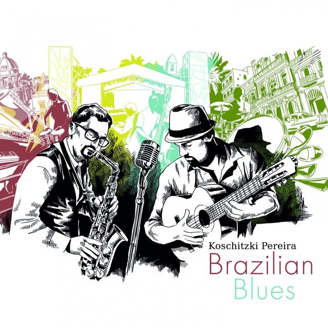 Album cover art for Brazilian Blues