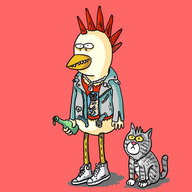 Album cover art for 悲伤朋克