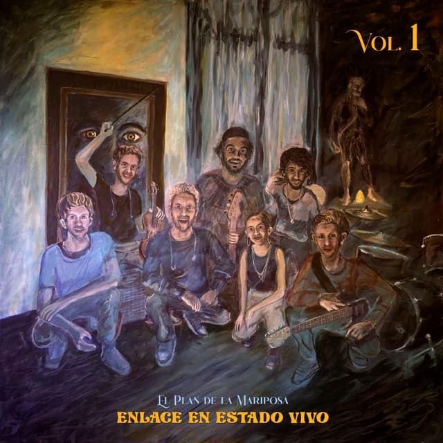 Album cover art for Enlace en Estado Vivo, Vol. 1