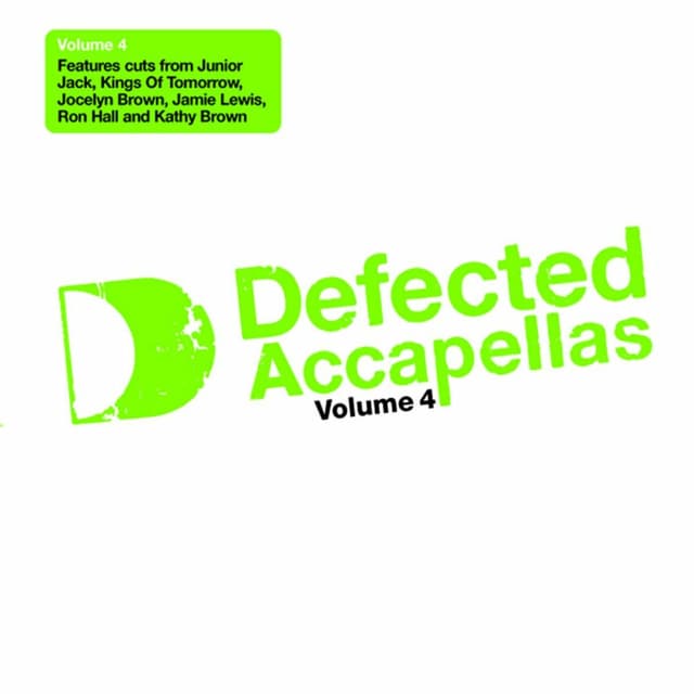 Album cover art for Defected Acapellas 4: Classic Acapellas