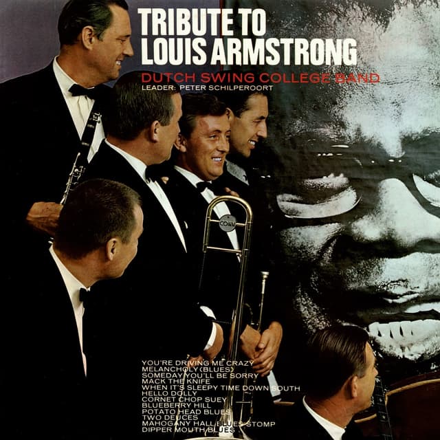 Album cover art for Tribute To Louis Armstrong