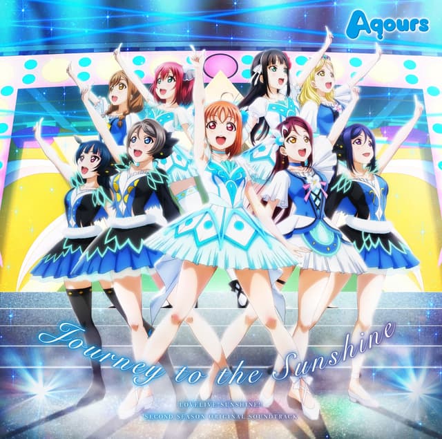 Album cover art for TVアニメ『ラブライブ!サンシャイン!!』2期 オリジナルサウンドトラック「Journey to the Sunshine」