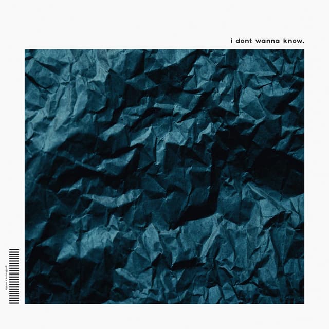 Album cover art for i don’t wanna know