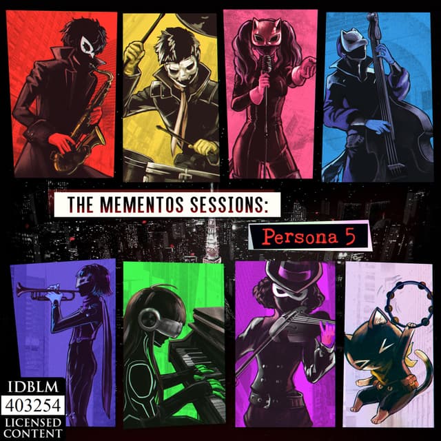 Album cover art for The Mementos Sessions: Music from Persona 5