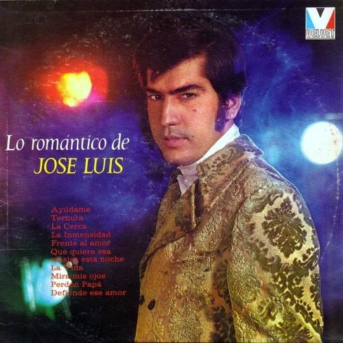 Album cover art for Lo Romantico de José Luis
