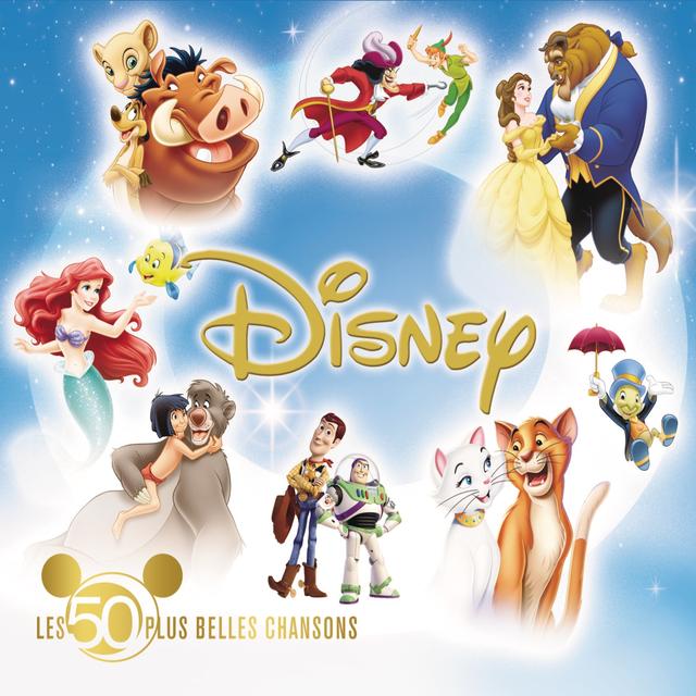 Album cover art for Disney : Les 50 Plus Belles Chansons