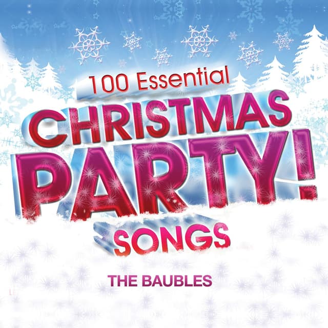 Album cover art for 100 Essential Christmas Party! Songs