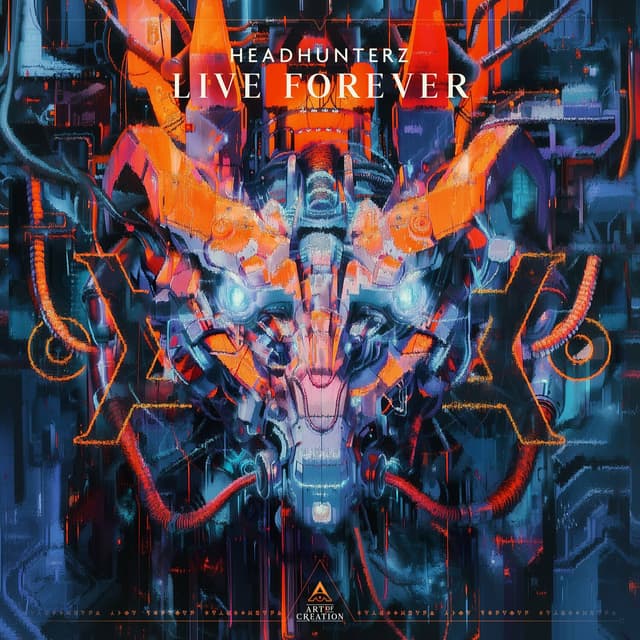 Album cover art for Live Forever