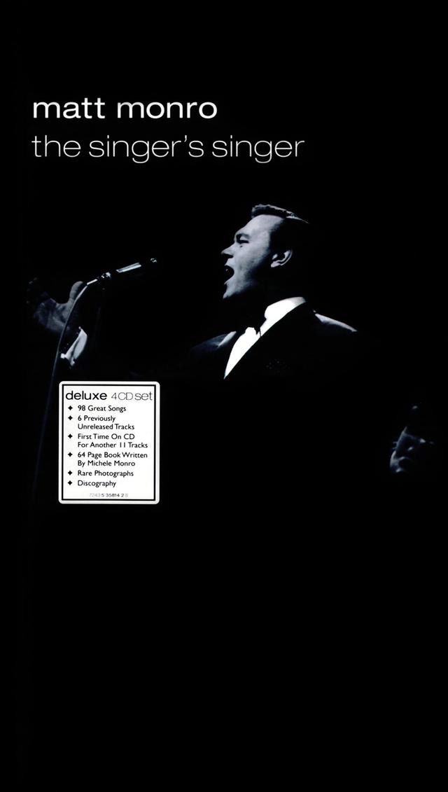 Album cover art for Matt Monro - The Singer's Singer