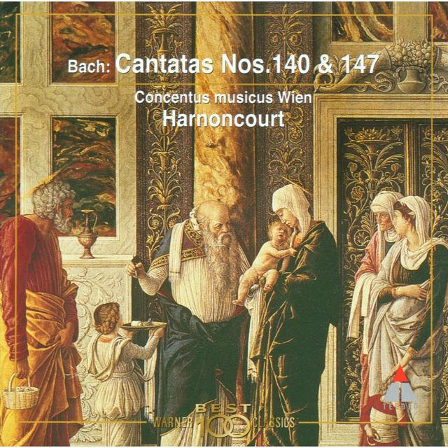 Album cover art for Bach: Cantates BWV 140 & 147