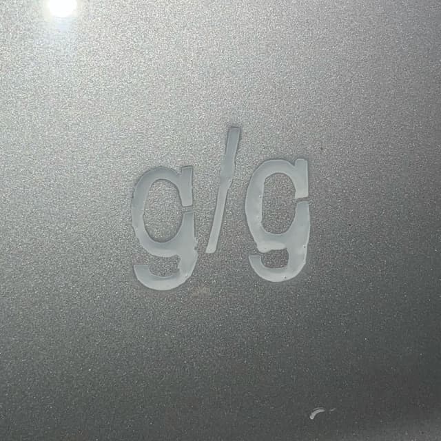 Album cover art for g/g