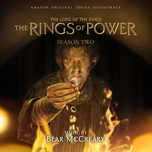 Album cover art for The Lord of the Rings: The Rings of Power