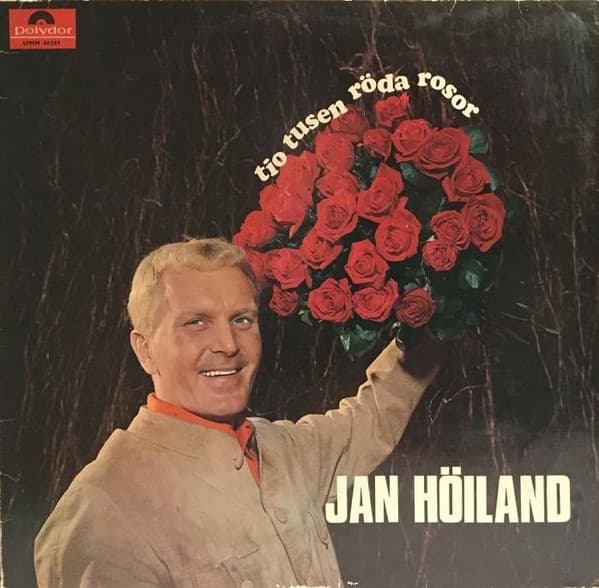Album cover art for Tio tusen röda rosor