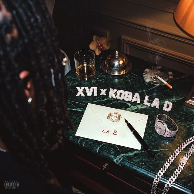 Album cover art for LA B