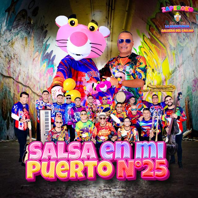 Album cover art for Salsa en Mi Puerto N° 25