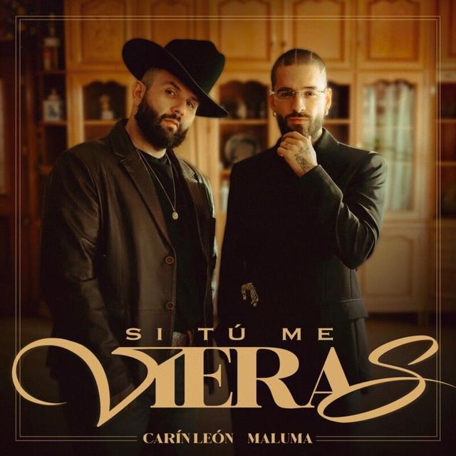 Album cover art for Si Tú Me Vieras