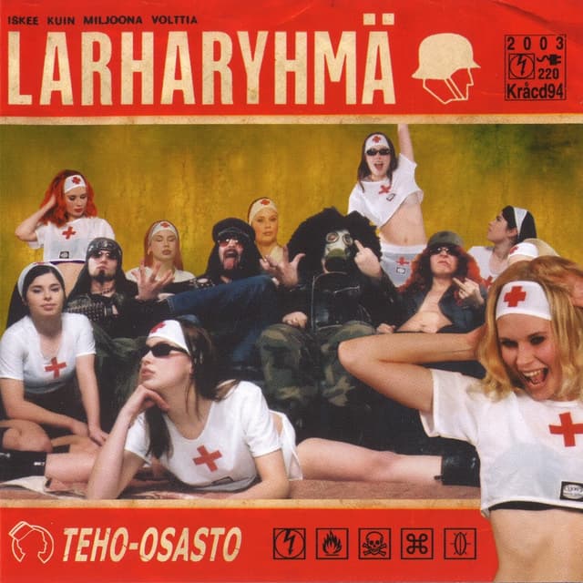 Album cover art for Teho-osasto