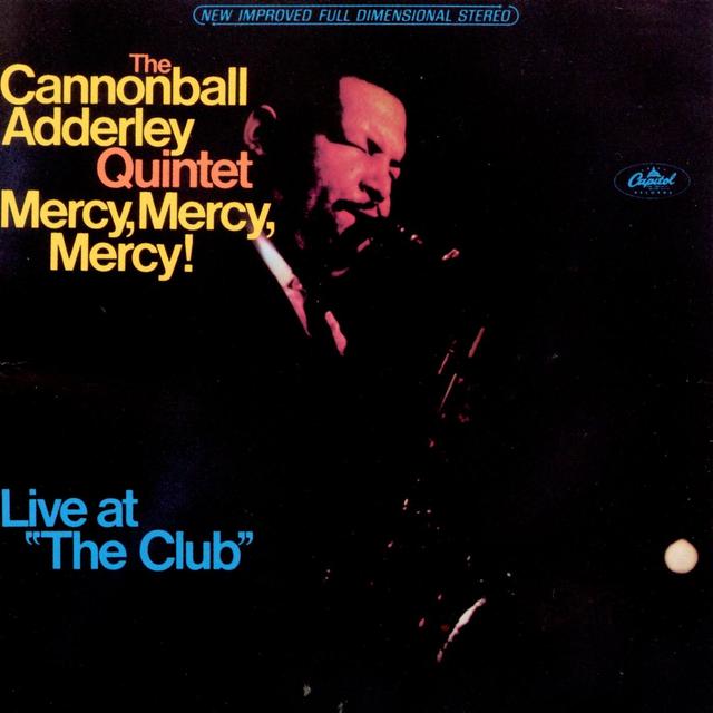 Album cover art for Mercy, Mercy, Mercy! Live at 'The Club'