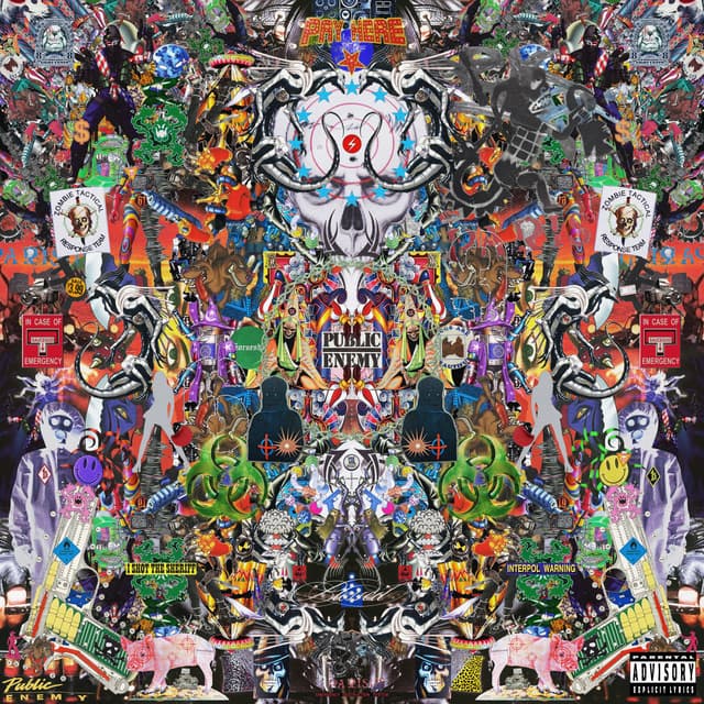 Album cover art for PUBLIC ENEMY