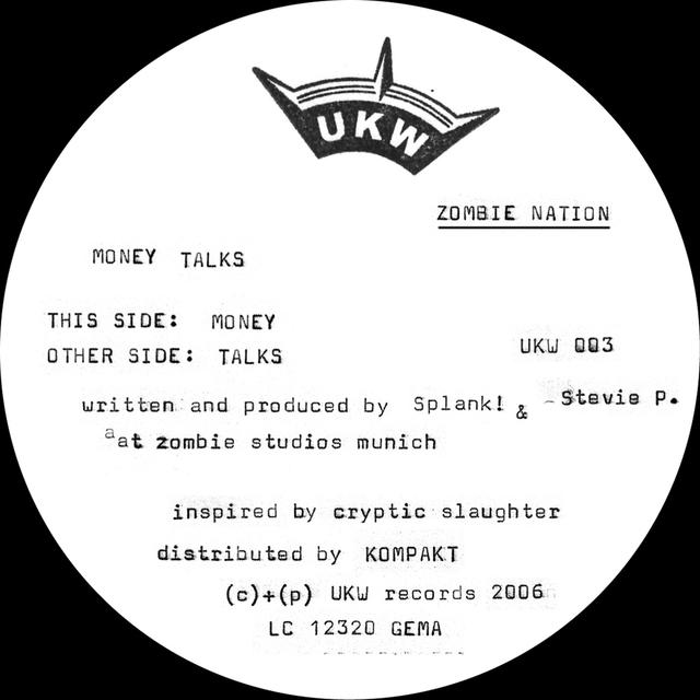 Album cover art for Money Talks