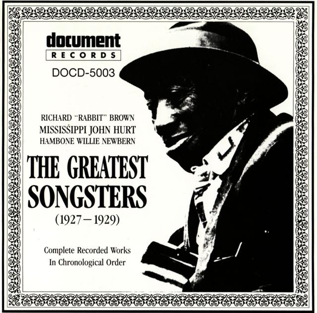 Album cover art for The Greatest Songsters: Complete Recorded Works in Chronological Order, 1927-1929
