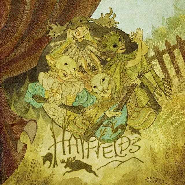 Album cover art for Hayfields