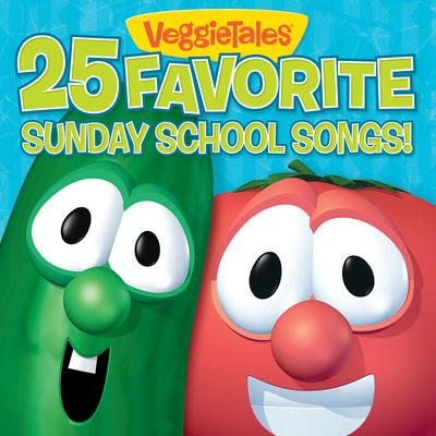 Album cover art for 25 Favorite Sunday School Songs!