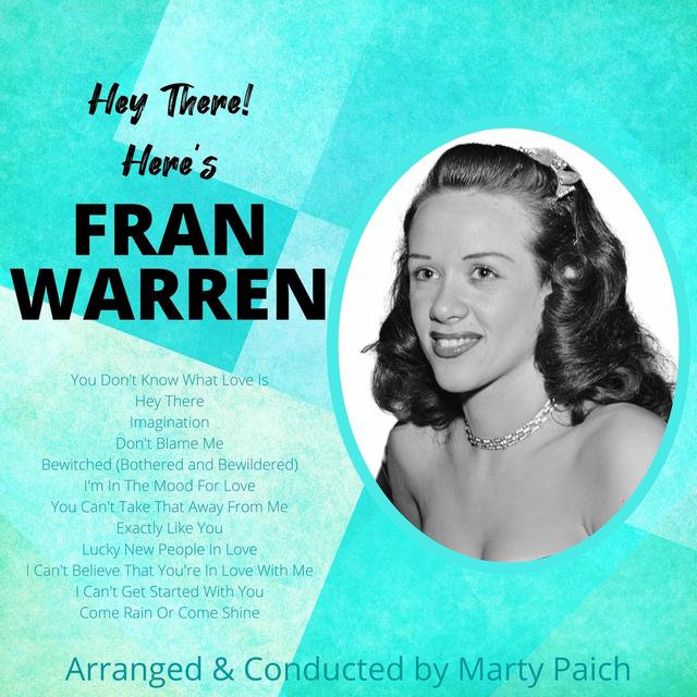 Album cover art for Hey There! Here's Fran Warren