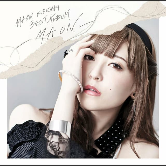 Album cover art for MAON KUROSAKI BEST ALBUM -M.A.O.N.-