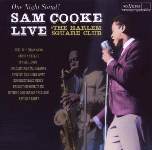 Album cover art for One Night Stand! Sam Cooke Live At The Harlem Square Club, 1963