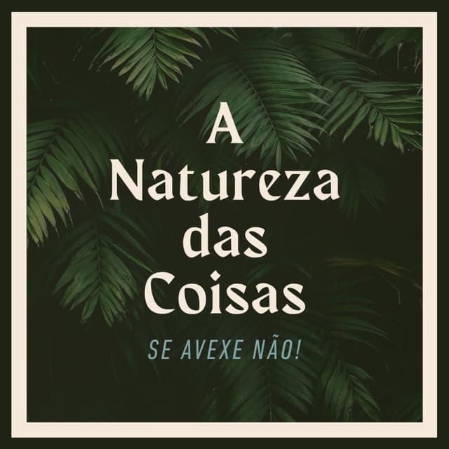 Album cover art for A natureza das coisas