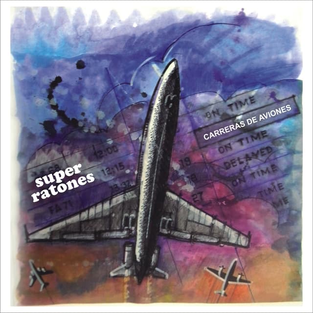 Album cover art for Carreras de aviones