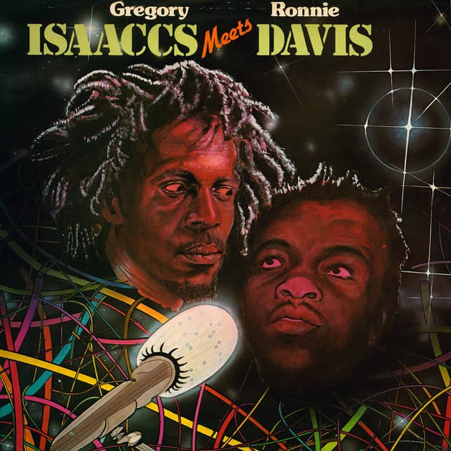 Album cover art for Gregory Isaacs Meets Ronnie Davis