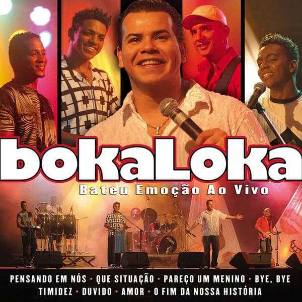 Album cover art for Bateu Emoção ao Vivo