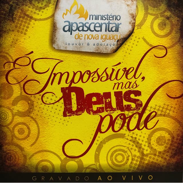 Album cover art for É Impossível, Mas Deus Pode