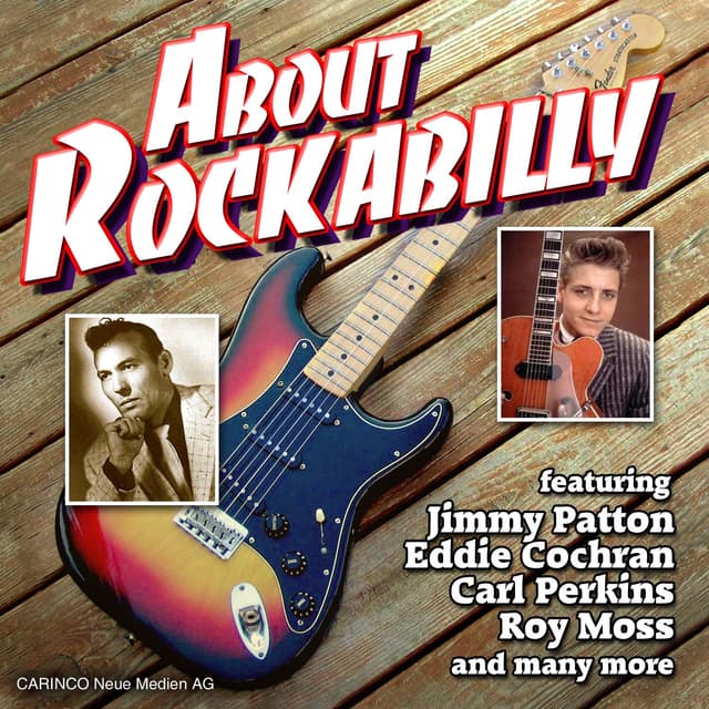 Album cover art for All About Rockabilly