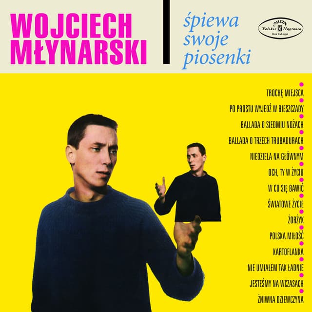 Album cover art for Wojciech Młynarski śpiewa swoje piosenki