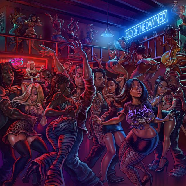 Album cover art for Orgy of the Damned