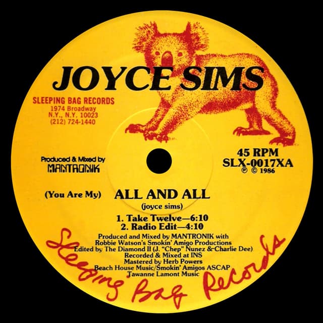 Album cover art for (You Are My) All and All